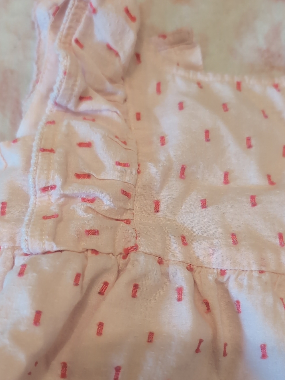 Baby Gap Pink Ruffled Romper - Picture 2 of 3